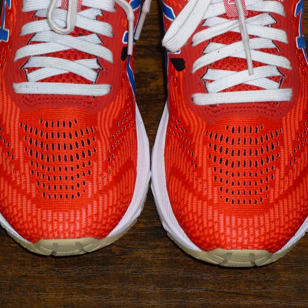 Asics Red, White & Blue GT 2000 Women's Running Shoes - Picture 10 of 16